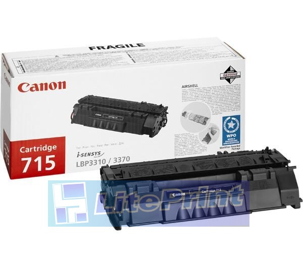 Заправка картриджа Canon LBP 3310 i-Sensys, Canon LBP 3370 i-Sensys /HP LaserJet 1160/1320/P2015/  - CANON 715/Q5949A/Q7553A , 3K