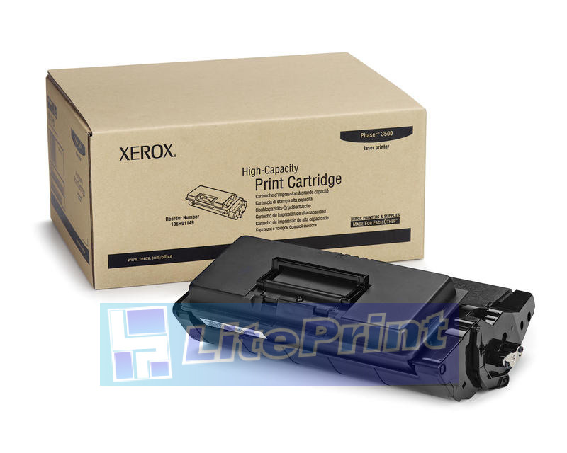 Заправка картриджа Xerox Phaser 3500, 106R01148, 6K