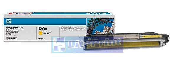 Заправка картриджа HP Color LaserJet CP1025/1025nw/Pro M175 - № 126A, CE312A, Yellow, 1K